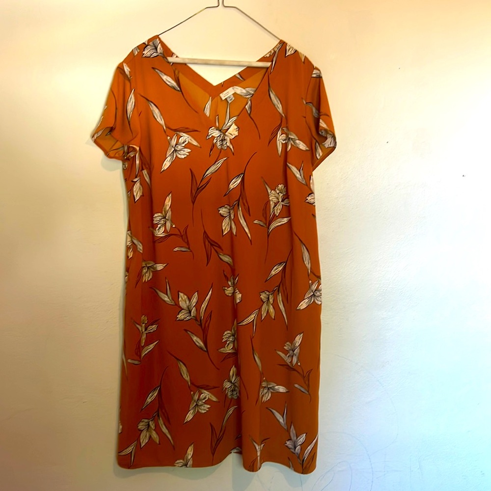 A New Day Floral Shift Dress